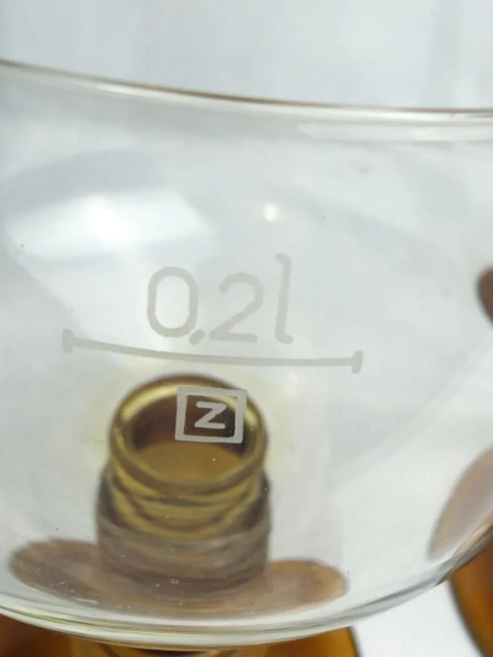 Schott Zwiesel Clear Wine Goblet Amber Beehive Stem 5